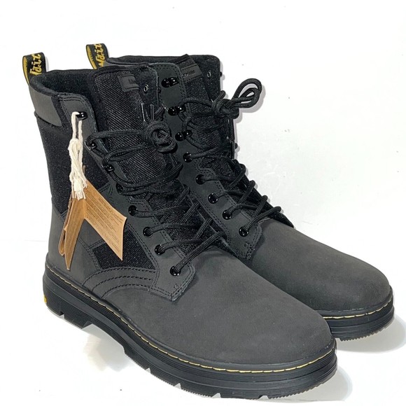 Dr. Martens Iowa 8-Eye Combat Work Shoes Mens Size 13 Black 25250001 Tough Poly main image 4